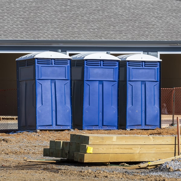 what is the cost difference between standard and deluxe portable toilet rentals in Forest Park